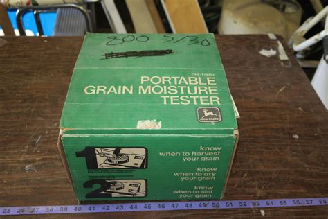 john deere grain tester moisture